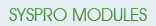 Syspro Modules